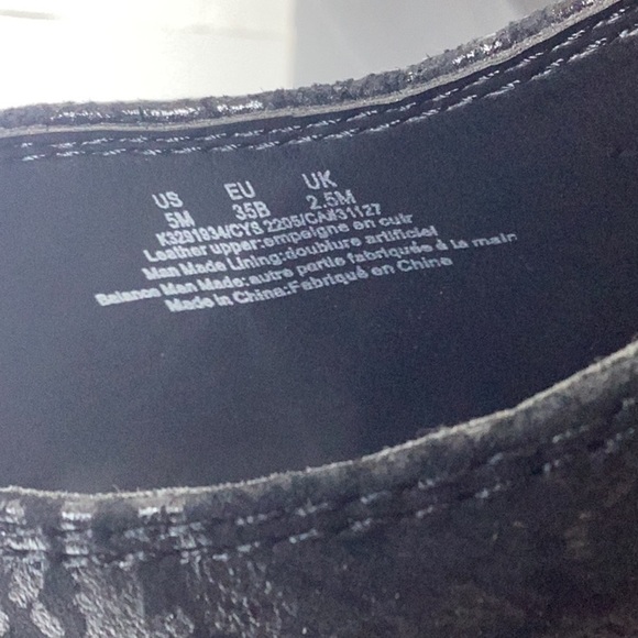 Black High Heel Shooties with Textured Upper - Picture 11 of 11